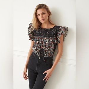 Mi Golondrina Soledad Jardin de Noche Blouse